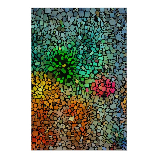 Póster Beautiful mosaic (Anverso)