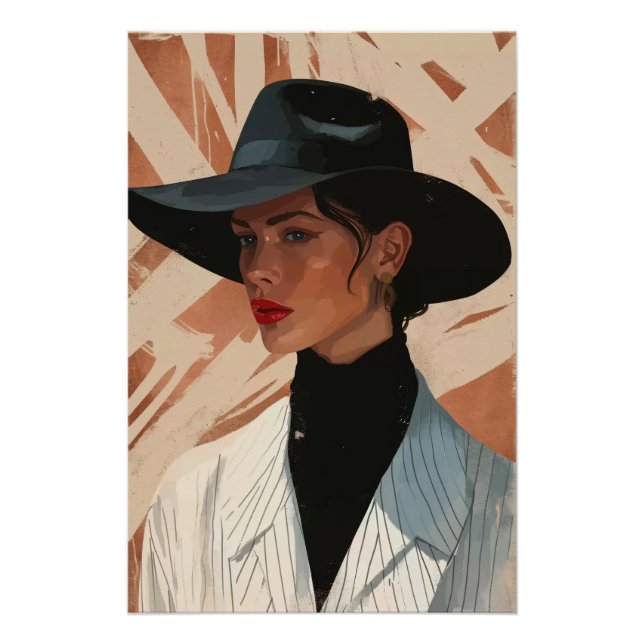 Póster beautiful woman (Anverso)