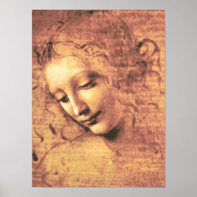 Póster Beautiful Woman by Leonardo da Vinci (Frente)