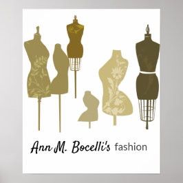 Póster Beautify Su Craft Salón De Cosecha Mannequina Vint