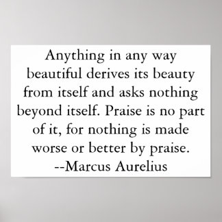 Póster Beauty and Praise Poster