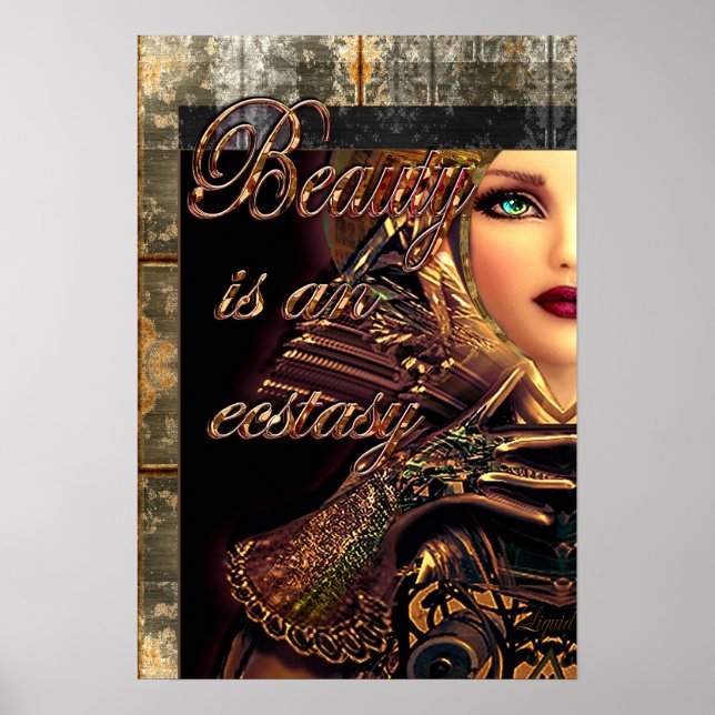 Póster Beauty Cyborg Fashion (Poster) (Frente)