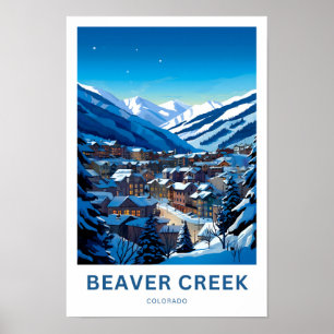 Póster Beaver Creek Colorado Travel Print