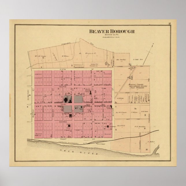 Póster Beaver, Pennsylvania (Frente)