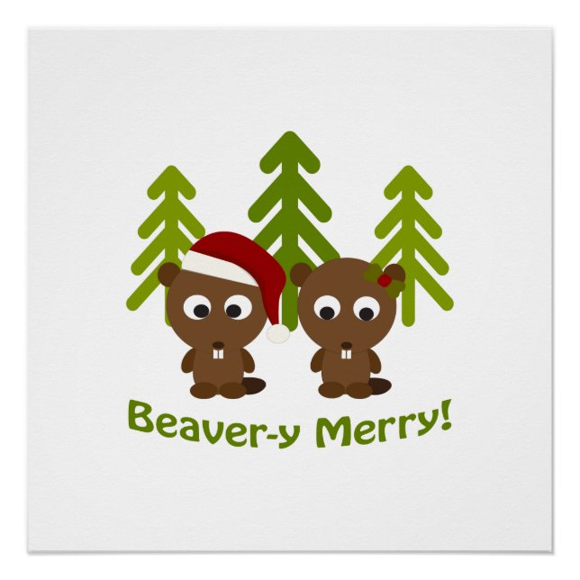 Póster ¡Beaver-y Merry! Navidades Beavers (Anverso)