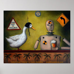 Póster Beba el maniquí de la prueba, "maniquí de la