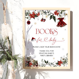 Póster Beba sus libros exteriores fríos para bebé