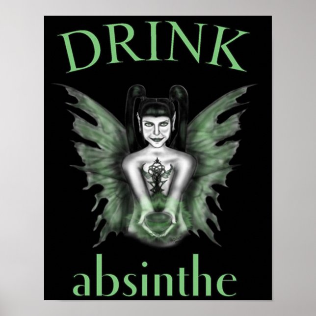Póster Bebe Absinthe Gothic Fairy Poster (Frente)
