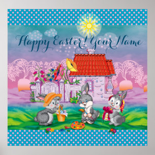 Póster Bebé conejo pequeño