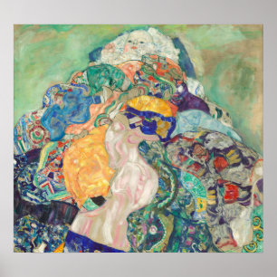 Póster Bebé (Cuna) - Gustav Klimt Bella Artes