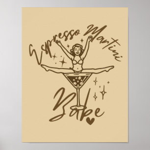 Póster Bebé de Martini de Espresso