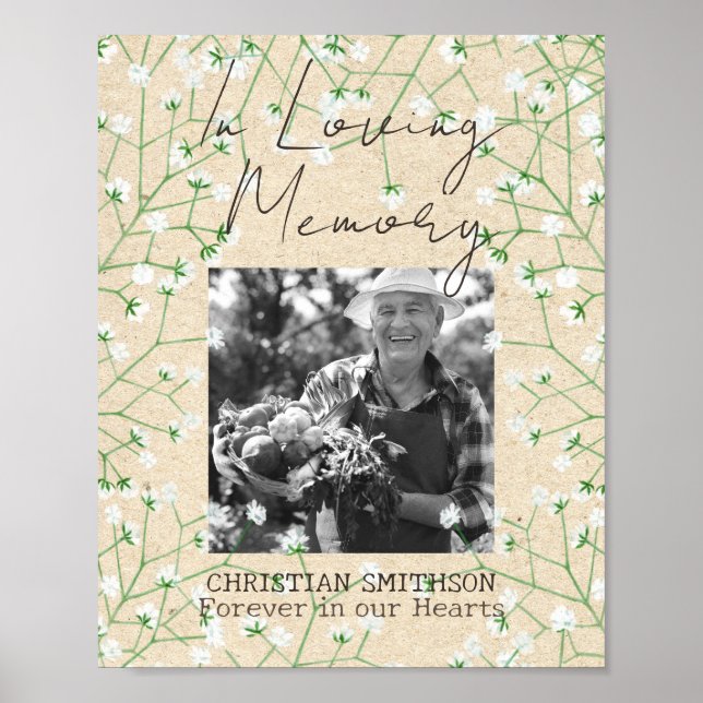 Póster Bebé de pecho con un Boda amoroso de la memoria (Frente)