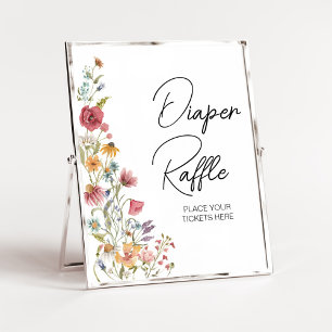 Póster Bebé de primavera en el floreciente Baby Shower Di