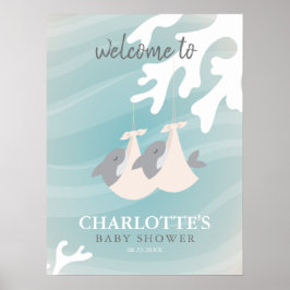 Póster Bebé de tiburón dulce