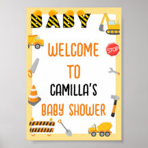 Bebé en construcción Rótulo de juegos de Baby Show