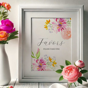 Póster Bebé en flor favorece a Poster