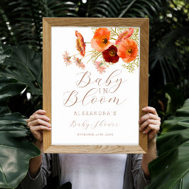 Póster Bebé en flor silvestre florín de flor de flor en f