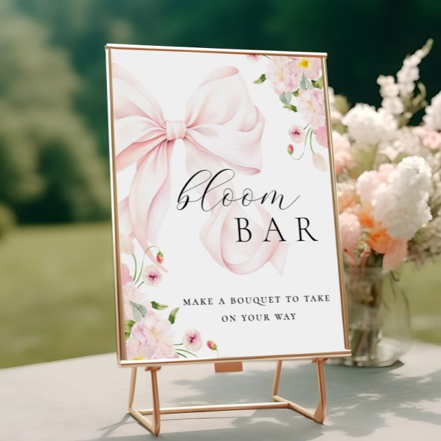 Póster Bebé en la barra de Bouquet Bow rosa en Bloom (Subido por el creador)