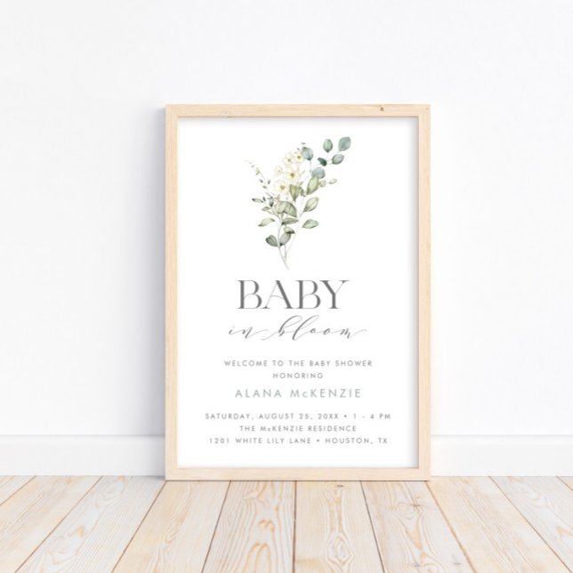 Póster Bebé en la bienvenida neutra a Baby Shower (Subido por el creador)