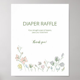 Póster Bebé en sangre Baby Shower género neutro