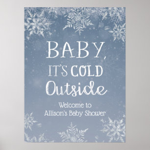 Póster Bebé es el signo de bienvenida de Baby Shower en i