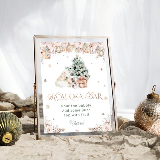 Póster Bebé, está frío fuera del Polar Bar Mamá-osa (Subido por el creador)