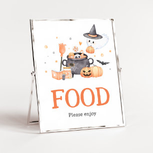 Póster Bebé está preparando comida de Halloween para Nara
