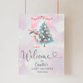 Póster Bebé, frío fuera del invierno Bienvenidos a Baby S