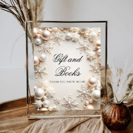 Póster Bebé, frío fuera del libro de regalos de Baby Show