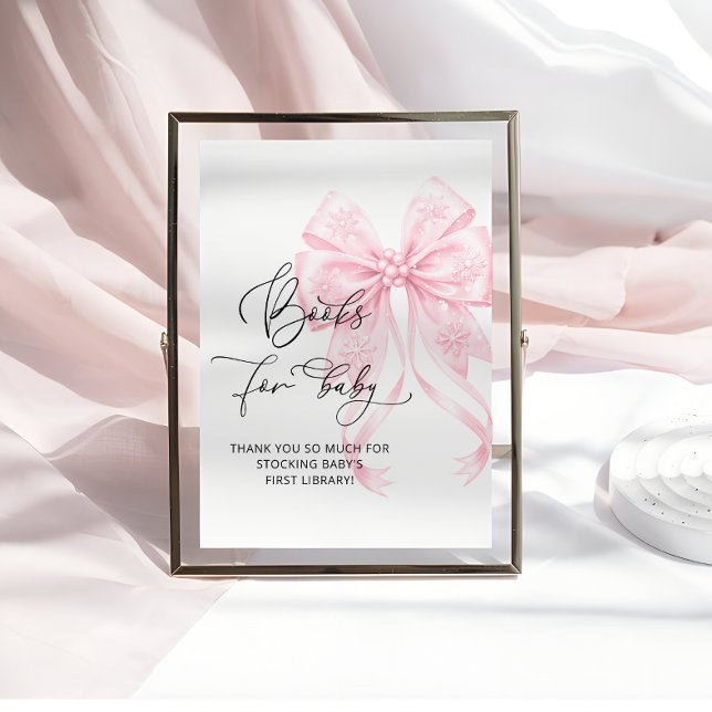 Póster Bebé, frío fuera, libros rosados para bebés (Subido por el creador)