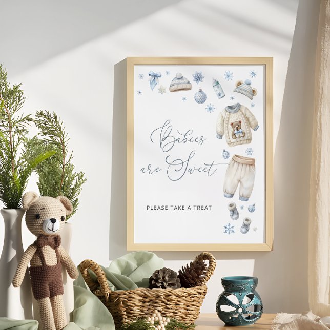 Póster Bebé, frío fuera los bebés son dulces (Subido por el creador)