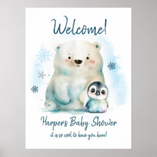 Póster Bebé hace frío afuera