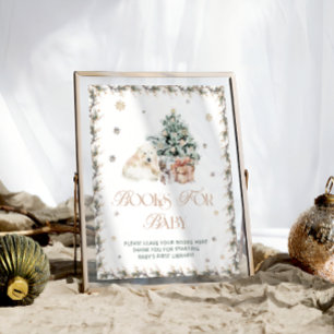 Póster Bebé, hace frío fuera de los libros de ositos pola