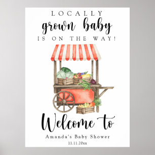 Póster Bebé local - Bebé de bienvenida
