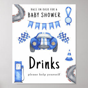Póster Bebé niño fiesta de regalos Bebidas de coche de ca
