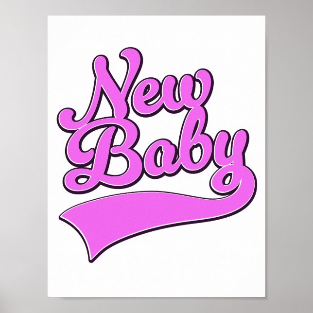 Póster Bebé Nuevo (Frente)