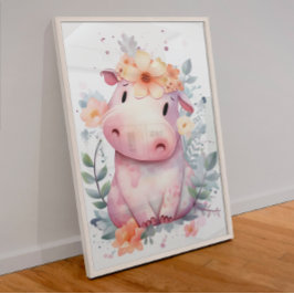 Póster Bebé Poster de Nursera de Hippo