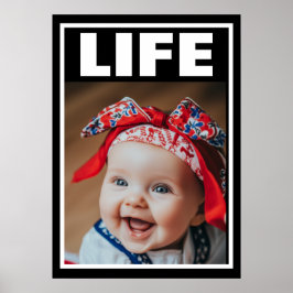 Póster Bebé Pro-Vida Hermosa Niña Polaca