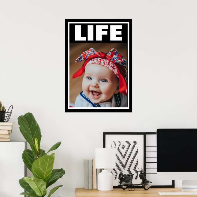 Póster Bebé Pro-Vida Hermosa Niña Polaca (Oficina en casa)