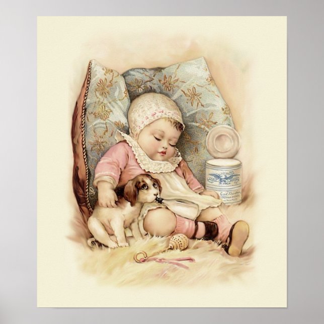 Póster Bebé somnoliento (Frente)