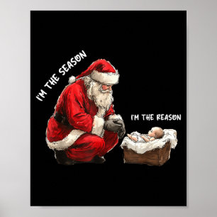 Póster Bebé, soy la temporada, soy la razón Santa Religio