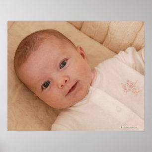 Póster Bebé tumbado