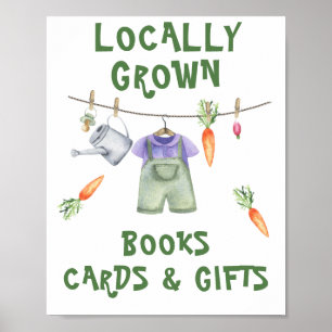 Póster Bebé vegetariano - libros, tarjetas y regalos 