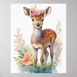 Póster Bebé ventilado Deer 2