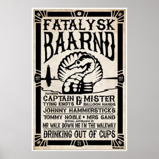 Póster Beber del Poster de Tributo de Cups