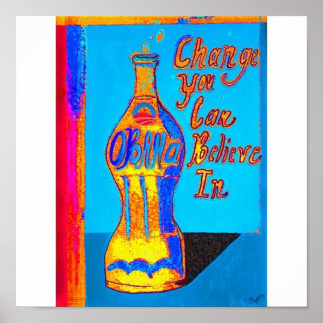 Póster Beber para cambiar (Frente)