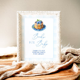 Póster Beberry Pancake Baby Brunch Books para el bebé