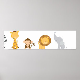 Póster Bebés de la jungla