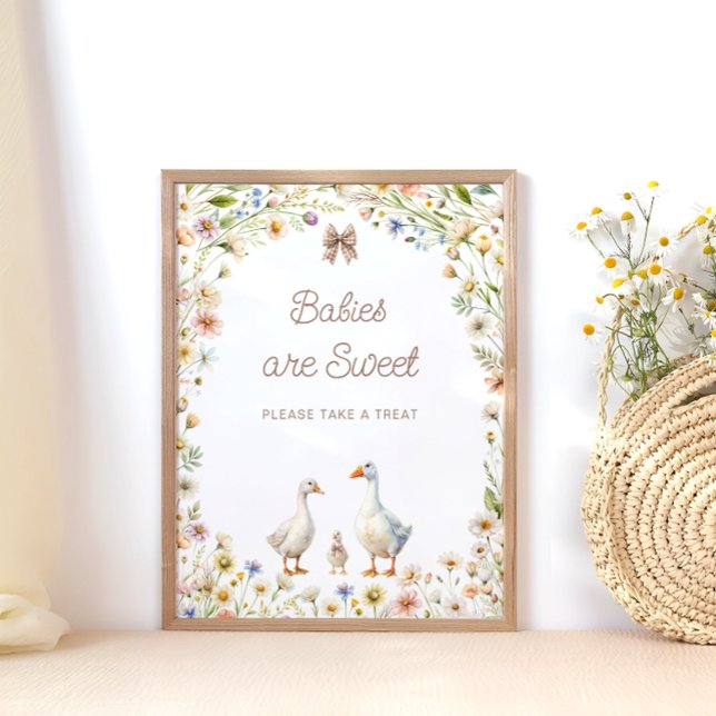 Póster Bebés de oca son dulces, tómate un trato (Subido por el creador)