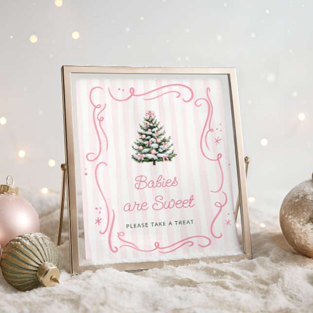 Póster Bebés del Árbol de Navidad son Dulces Toma un Rega (Subido por el creador)